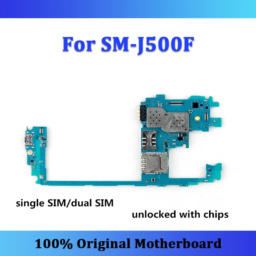 J500F материнская плата Оригинальная для Samsung Galaxy J5 J500F материнская плата Одиночная/разблокировка двух sim-карт логическая плата J500F карта/плата Android