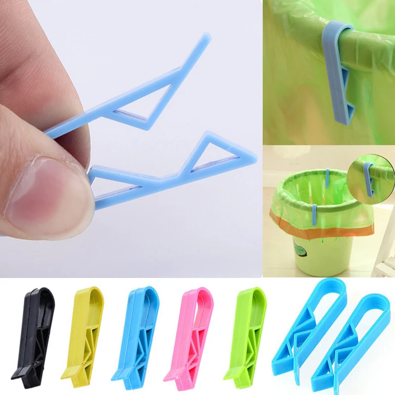 Бытовые мешки для мусора зажим хранения пластиковый сумок креативный