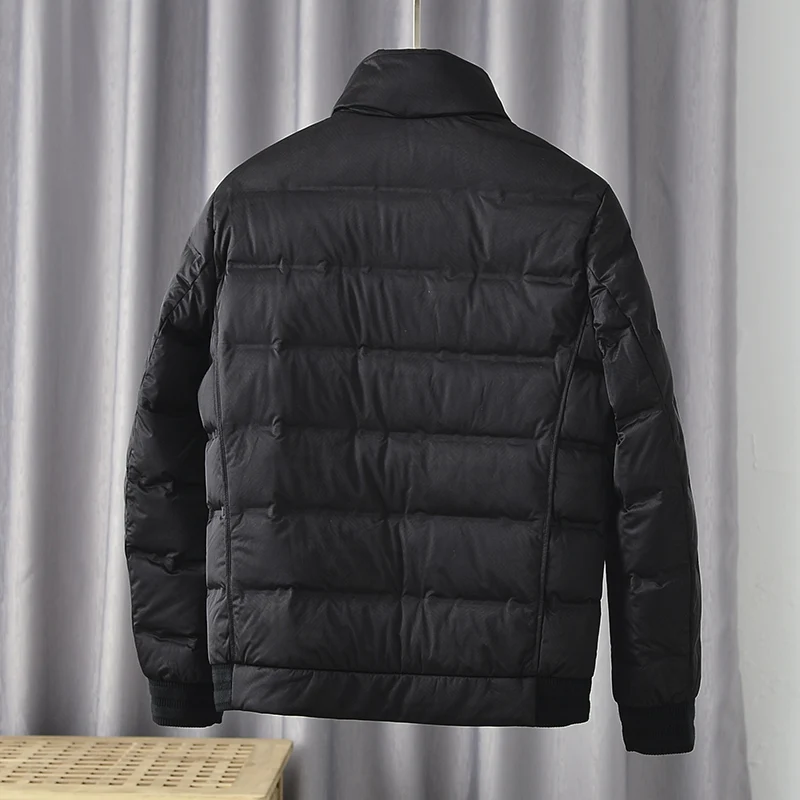 Sell Off Fashion 2022 Men's Duck Down Padded Coat & Jacket Male Winter Warm Parkas Clothing Black Plus Oversized XXXXXL 4XL