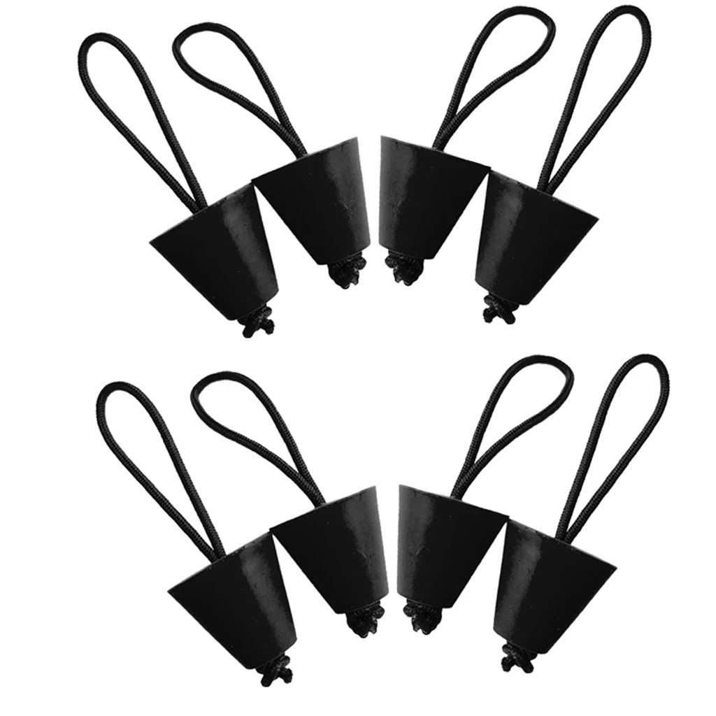 Оптом 8 Универсальный каяк Scupper вилка черный силиконовый каноэ сливные отверстия