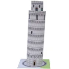 Италия Пизанская башня мини 3D Бумага модель дома Бумага ремесла Сделай Сам искусства и рисунком в виде птичек-оригами здания для детей и взрослых ручной для детского творчества QD-206