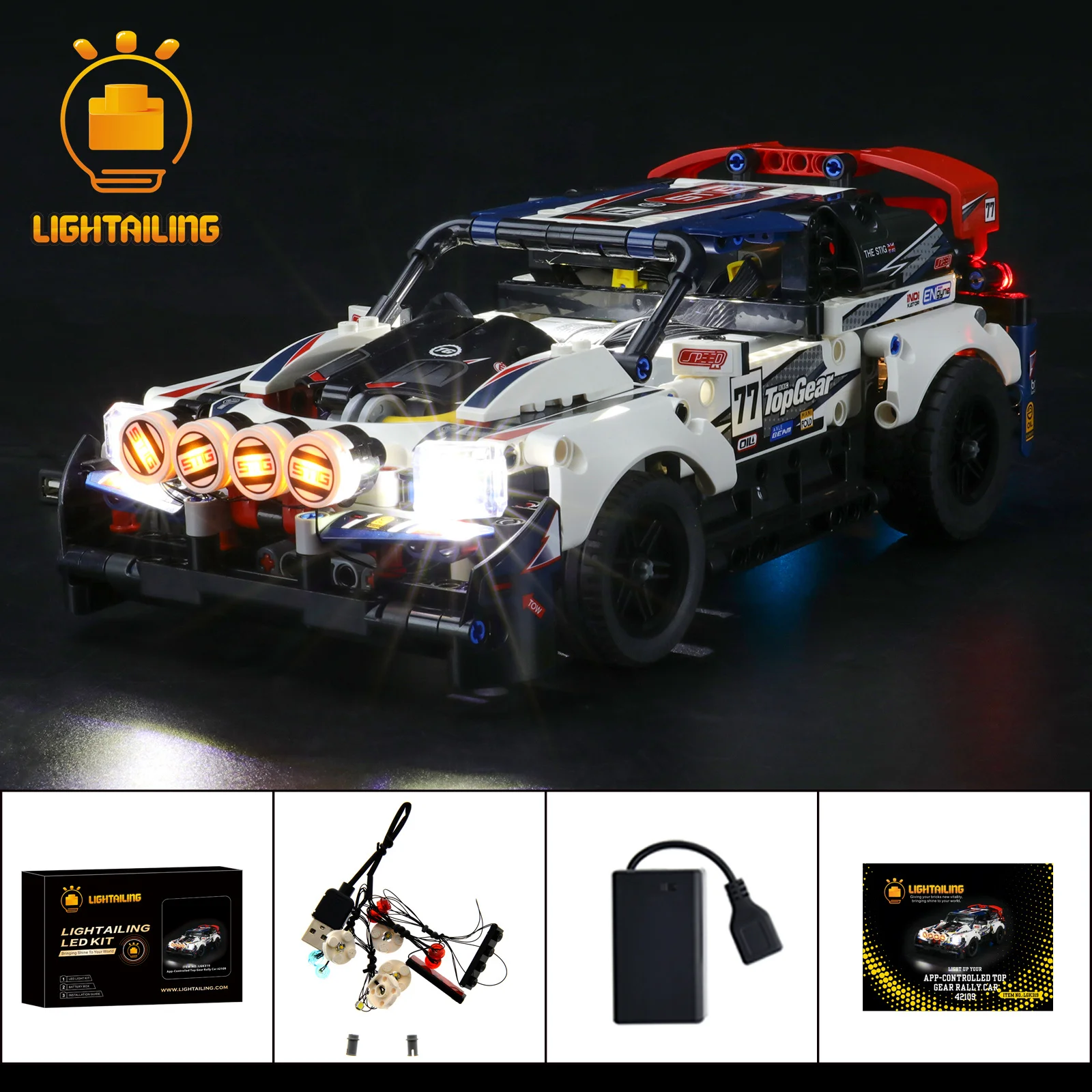 Светильник больного светодиодный светильник комплект для 42109 приложение