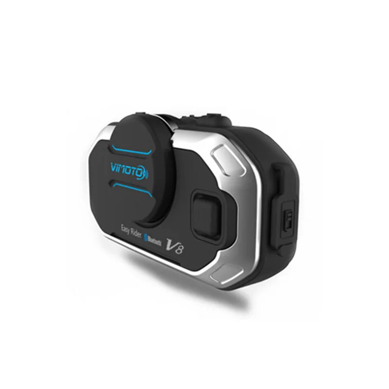 Motorcycle Walkie Talkie Wireless BT Headphones For Vimoto Helmet Mounted Bluetooth Headset Locomotive Bicycle Skate Full Face
