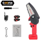 4-дюймовая миниатюрная Электрическая цепная пила COOFIX для перезаряжаемой деревообработки