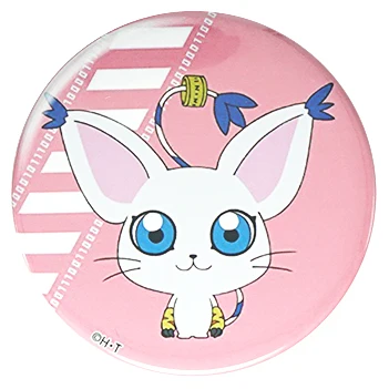 Digimons аниме металлический значок Piyomon Agumon gabumon Gatomon Patamon Palmon Gomamon Tentomon Декоративный металл значок брошь булавки - Окраска металла: 08 Gatomon
