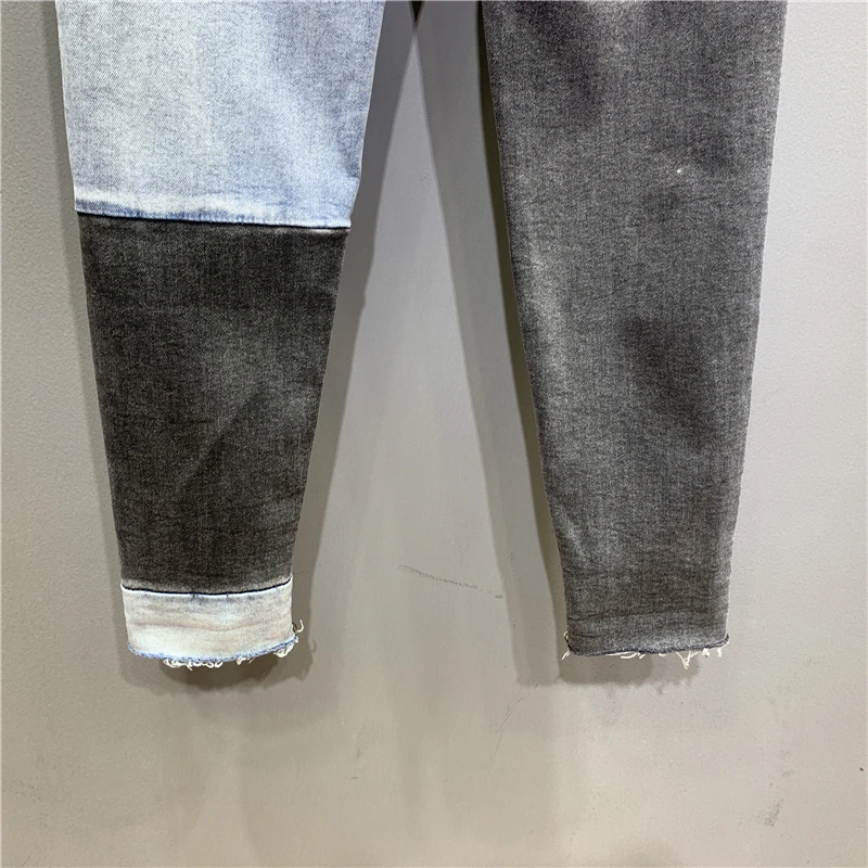 

De talla grande 26-31! Pantalones vaqueros de cintura alta para mujer, pantaln largo, recto