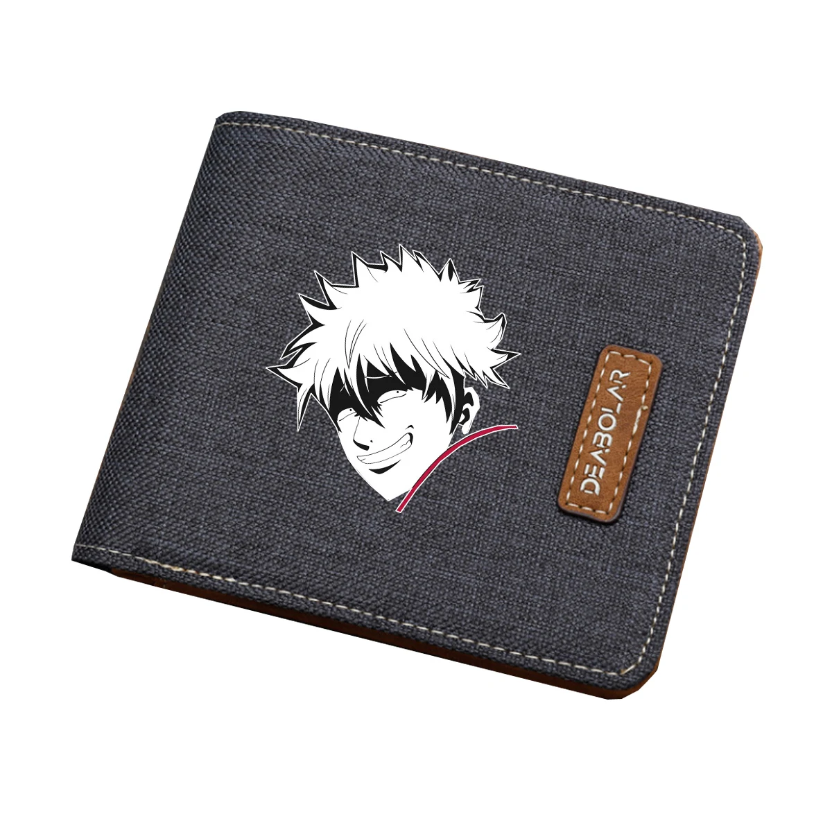 Обувь для косплея Аниме кошелек гинтама Для мужчин wo короткие печать сумочки