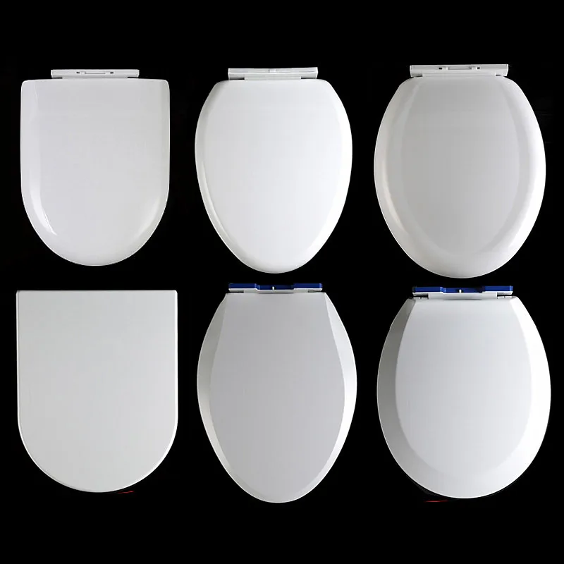 

U V O образный уплотненный полипропиленовый чехол для сиденья унитаза, универсальный плотный чехол для сиденья унитаза с медленным закрытием, высокое качество, J19405