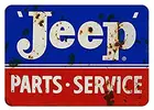Оловянный винтажный металлический плакат Mora color Jeep, 8x12 дюймов