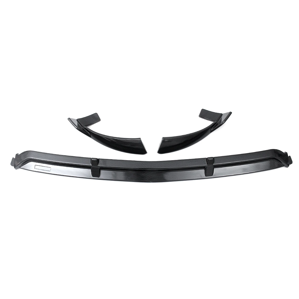 3PCS Carbon Fiber Look Car Front Bumper Splitter Lip Spoiler Diffuser Guard Cover Trim For Mercedes Benz GLC X253 2016-2019 | Автомобили и