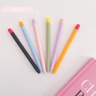 1 шт. портативный мягкий силиконовый чехол для Apple Pencil 2 1-й 2-й Чехол-Карандаш чехол для планшета сенсорный Стилус защитный чехол