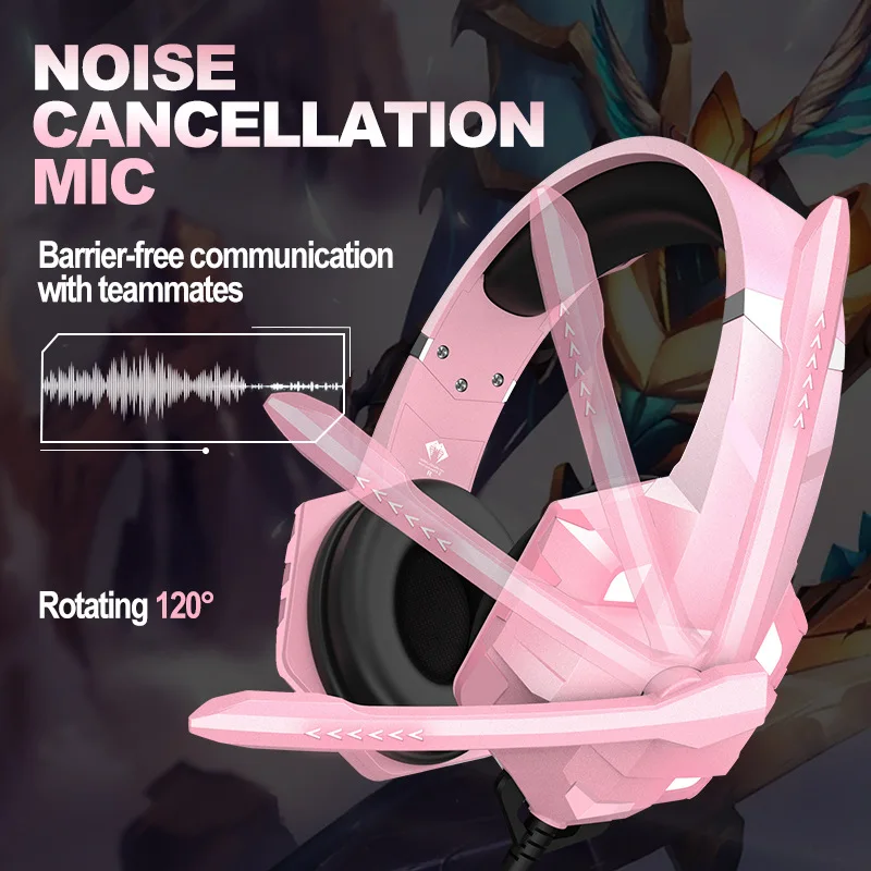 

Gaming Headset Headphones For PS4 Bass Stereo Sound Over-Head Earphone Casque for PC Computer Xbox