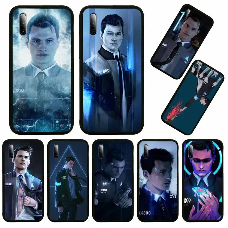 

Detroit Become Human RK800 Connor Phone Case For Huawei Nova 2 3 4 5 7 I T Plus E Pro Se Y5 Y6 Y7 Y8 Y9 Y10 P Plus Prime 2018 S