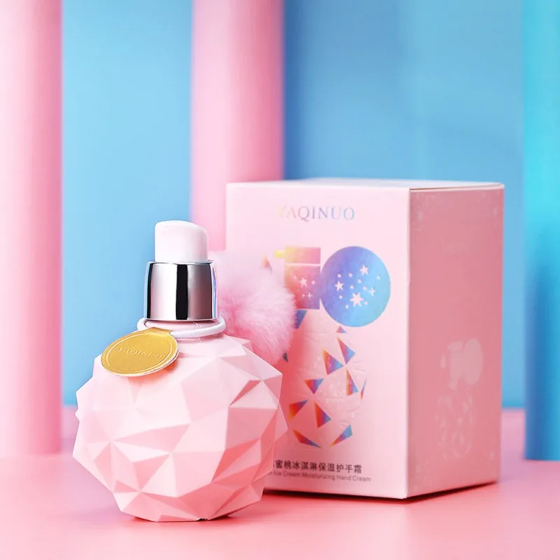 Крем для рук молочный персик увлажняющий питательный кожи гладкие тонкие линии