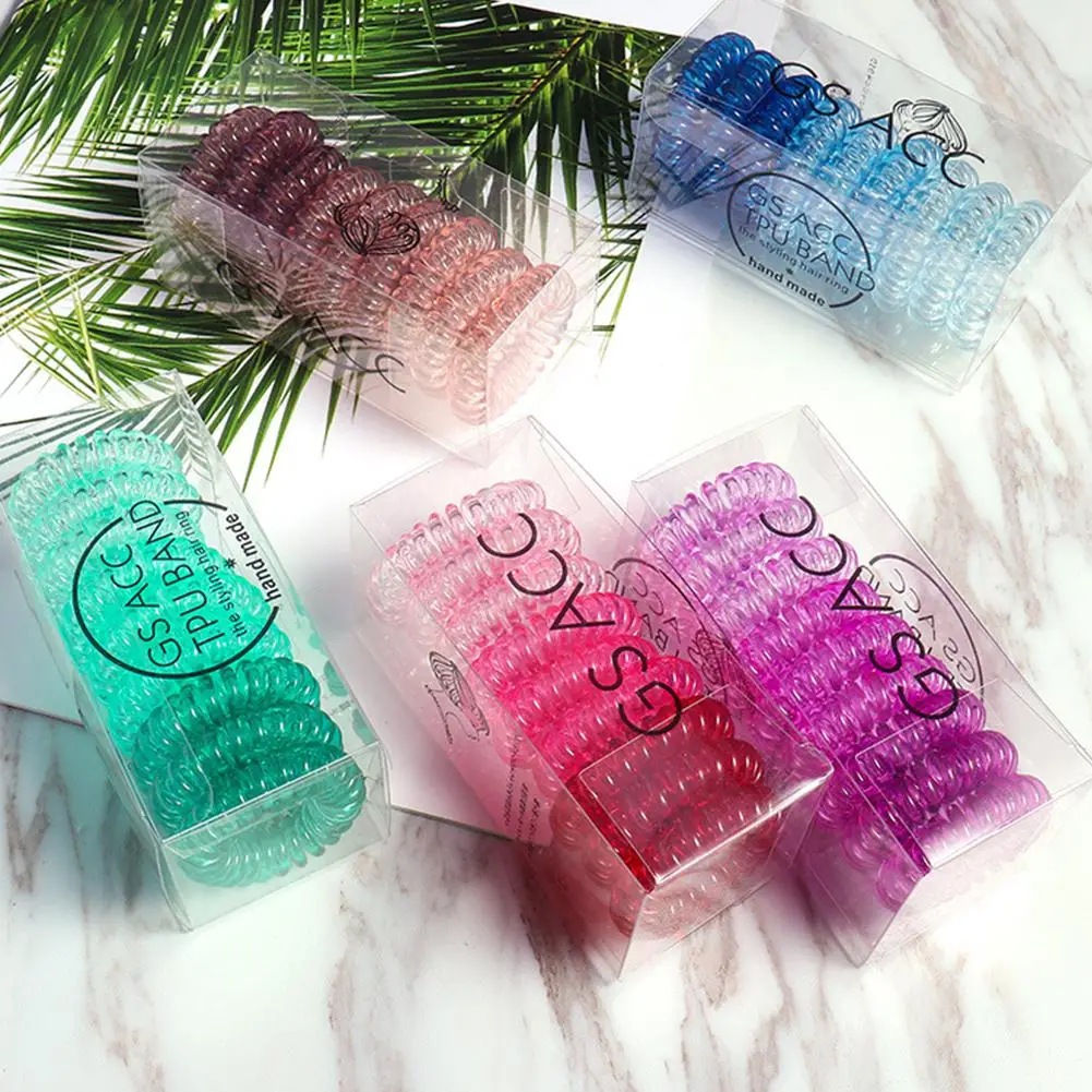 Hobbyлейн новинка яркие цвета резинки Детские Безопасные Галстуки для волос шнур