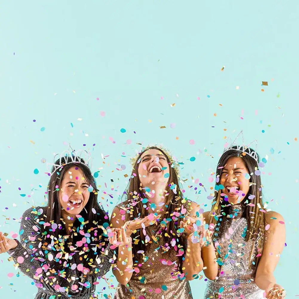 

1 Set 11cm Mixed Roses Gold Confetti Weddings Bridal Party Confetti Opening Holiday Anniversary Birthday Decorations Suppli H9F8