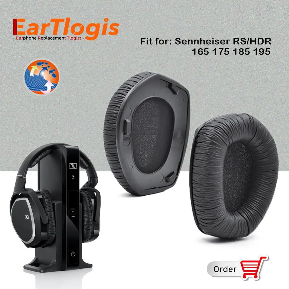 Сменные амбушюры для Sennheiser RS165 RS175 RS185 RS195 HDR165 HDR175 HDR185 HDR195 RS / HDR 165 175 185|Аксессуары