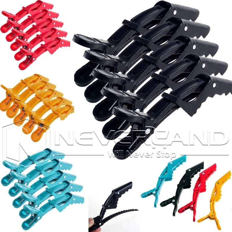 

1 Lot Professional Salon Section Hair Clips DIY Hair Styling Grips Hairpins Barber Hairdressing Accessories Tools Black