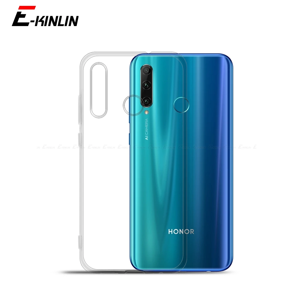 Силиконовый тонкий прозрачный мягкий полный чехол для Huawei Honor 10X 10i 20E 20S 30i 30S 50 SE View