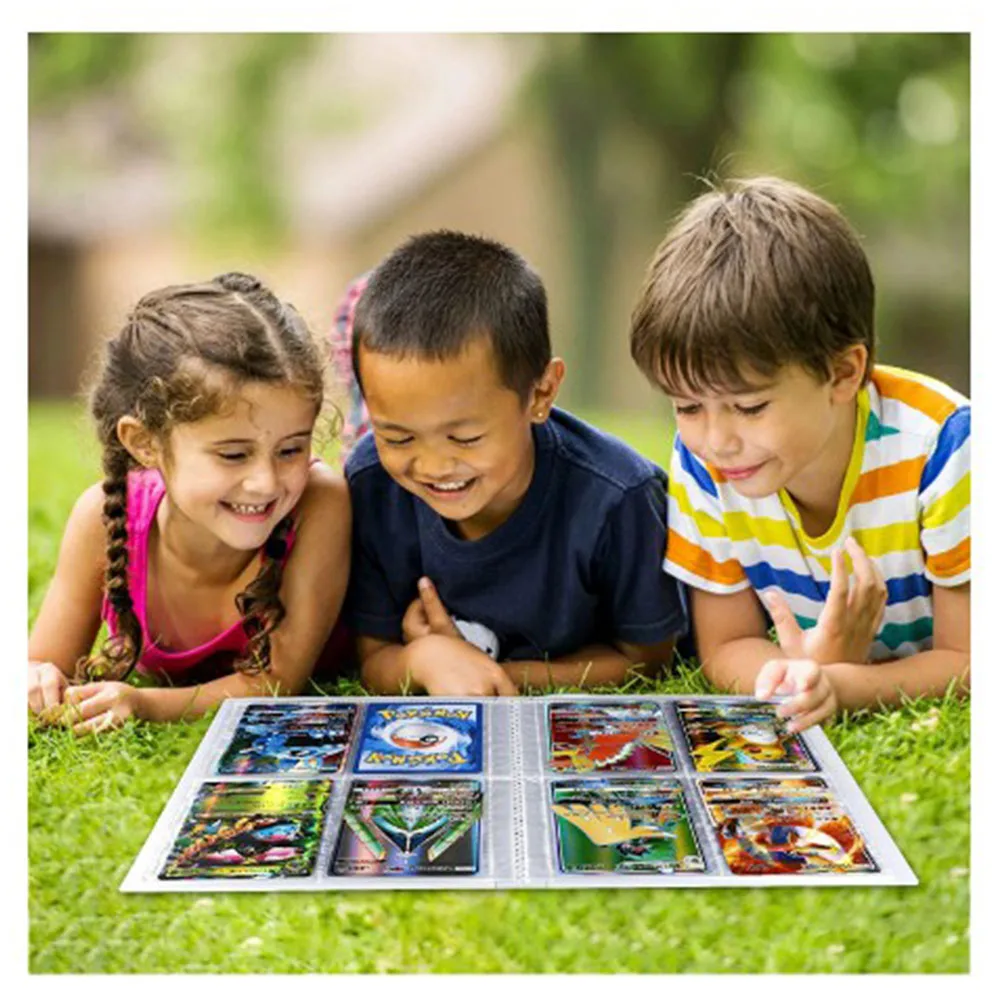 Carpeta de cartas de dibujos animados de Pokemon para ni&ntilde;os, libro de cartas de mapa de Anime, colecci&oacute;n de lista cargada, juguete para regalo, 240 Uds.-4
