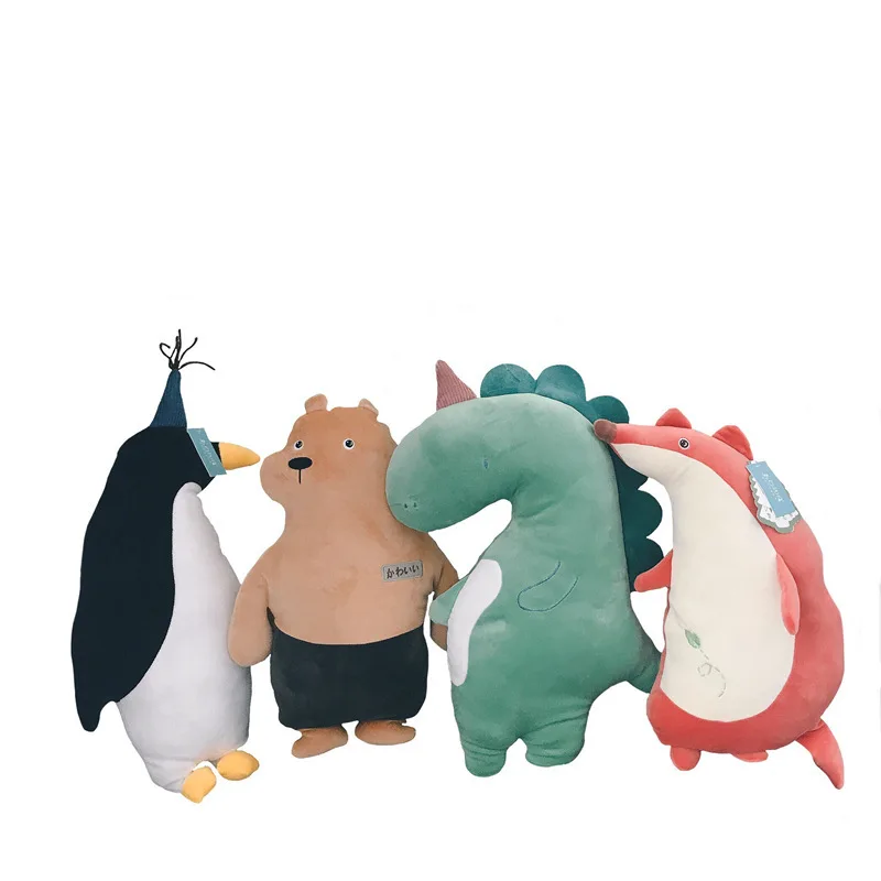 

Cute Animal Pillow Room Decor For Newborn Soft Shark Stuffed Toy Plush Doll Cartoon Bumper Baby Pillow Cushion Photography