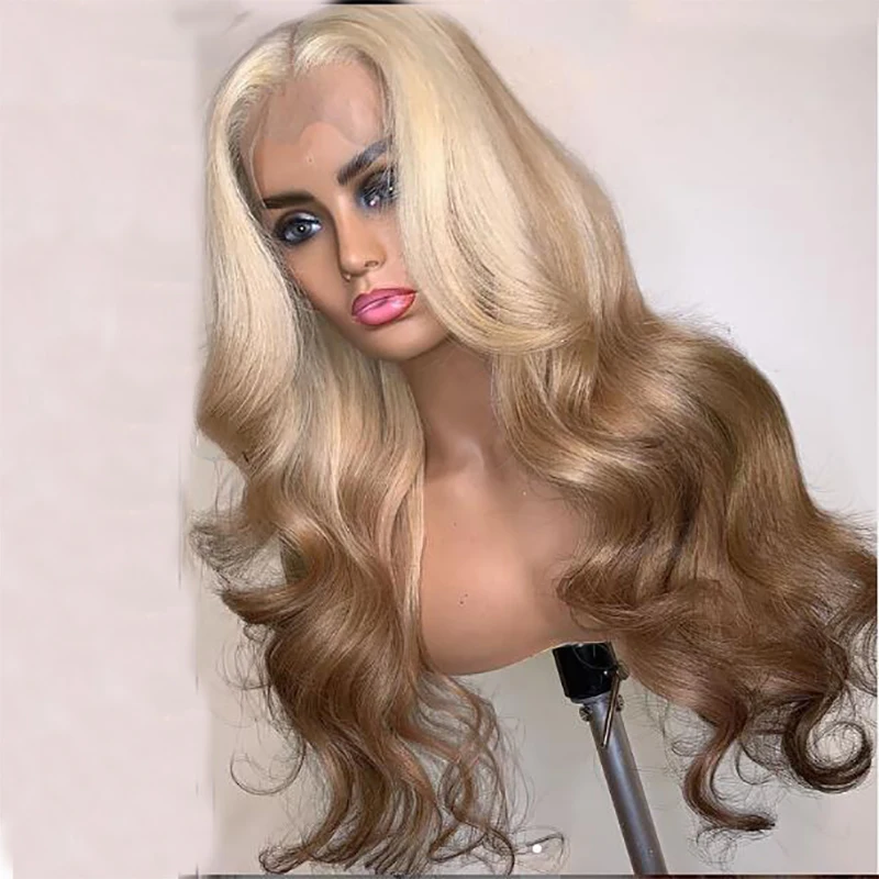 Парики на сетке бразильские человеческие волосы Remy выделяющие коричневые парики