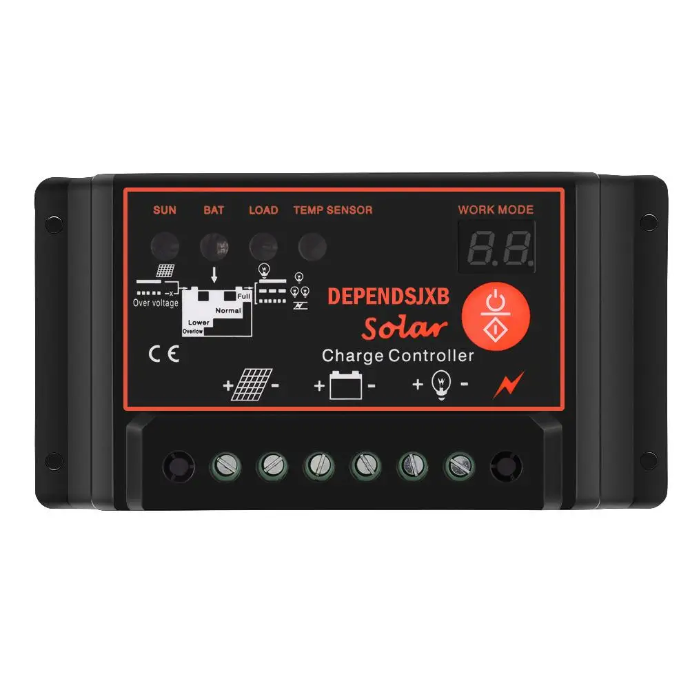 

Digital Tube Controller AC230V 1000W Solar Power System Solar Panel Solar Controller Inverter Set Battery Reverse Protection
