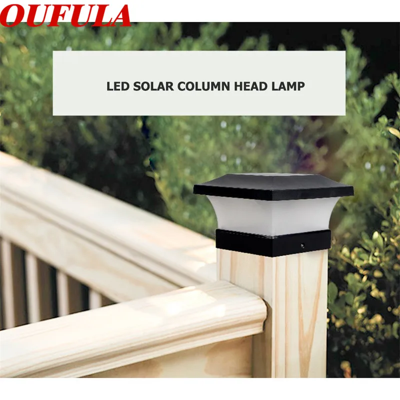 WPD Солнечный столб светильник Настенный светодиодный водонепроницаемый