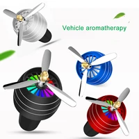 car air freshener auto outlet mini perfume fresh vent air aromatherapy fragrance car perfume diffuser clip led atmosphere light