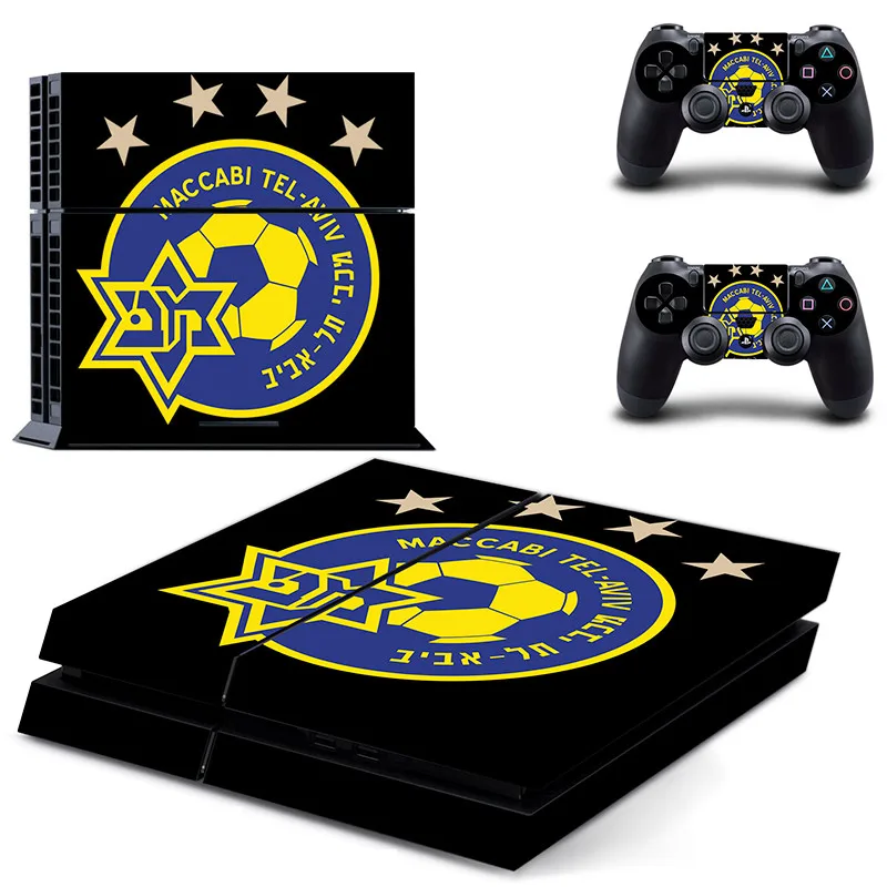 Play station 4 Stickers Football PS Sticker Vinyl PS4 Skin Decal Pegatinas Adesivo For PlayStation console and 2 controller | Электроника