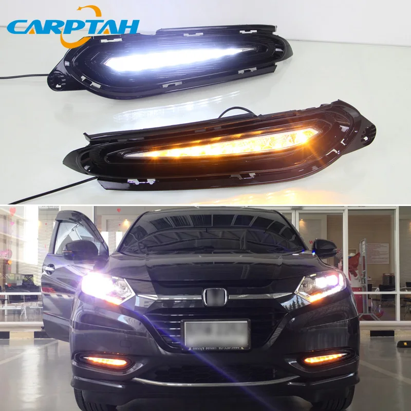 Светодиодные дневные ходовые огни светильник для Honda HR V вариабельности
