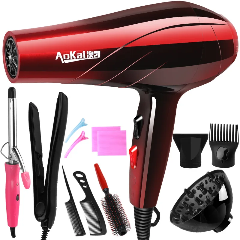 Профессиональный мощный Фен 220 В 1000 Вт воздуходувка для быстрой укладки