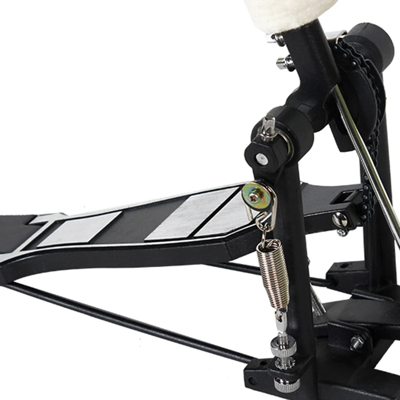 Басовый барабан педаль певец натяжение пружина и одна цепь привод детали