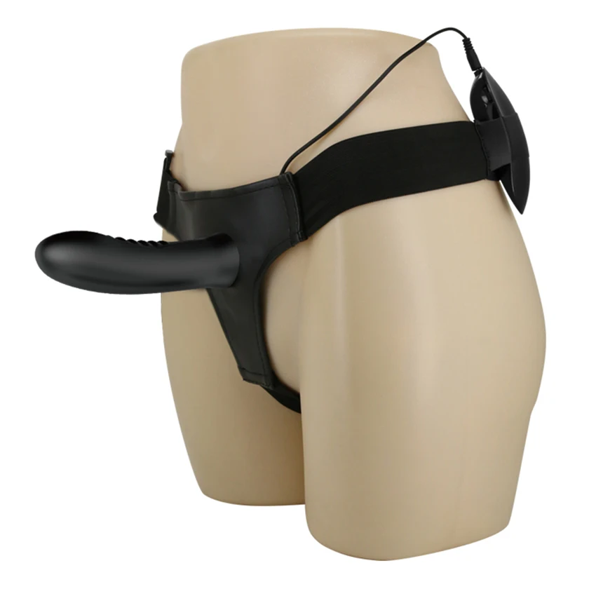 Полый на ремнях вибратор в виде фаллоимитатора для Для мужчин кожаный ремень