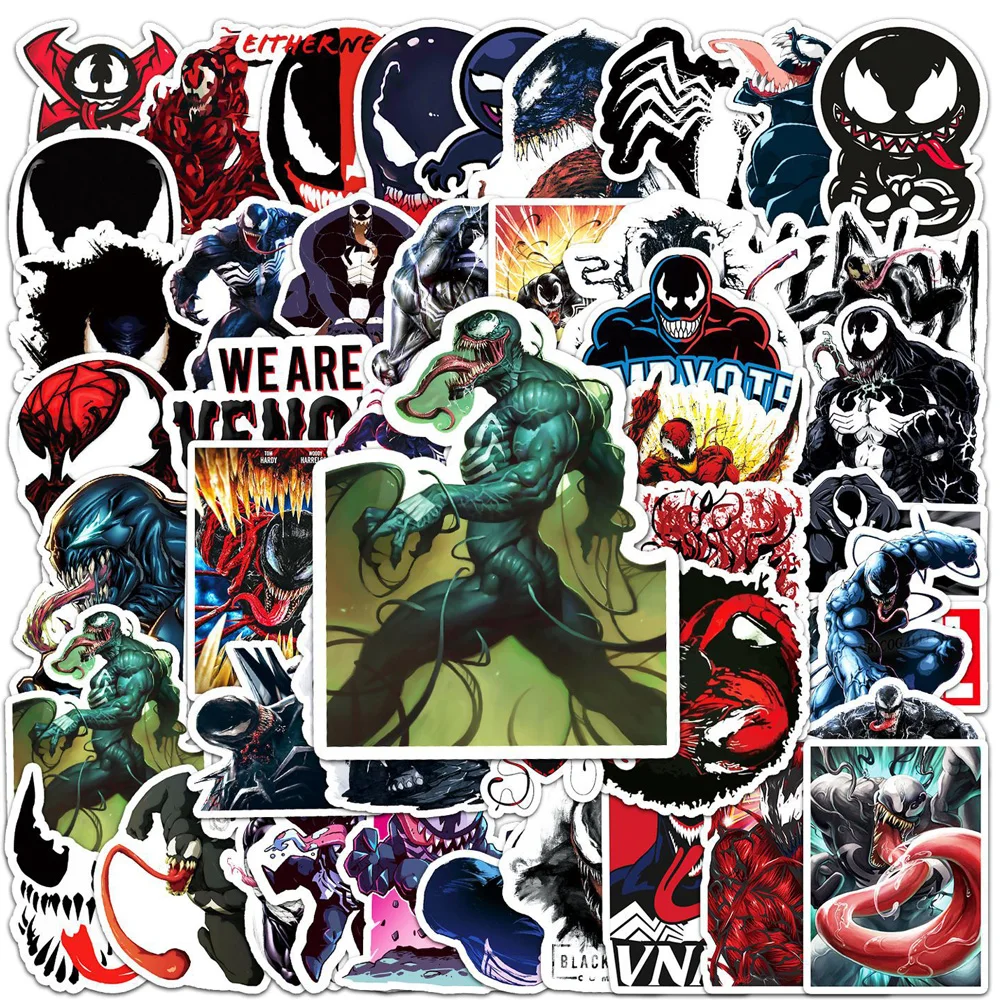 10/30/50 шт Disney Venom наклейки эстетические водостойкие виниловые мультяшные дети