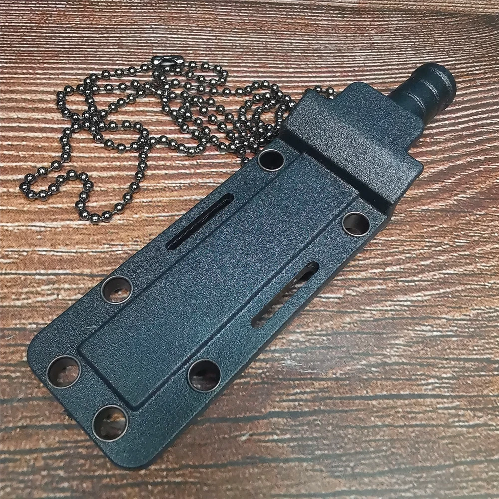 

Stainless steel knife, sharp fixed blade, plastic handle, hunting knife, fruit knife, camping, barbecue, jungle, outdoor tools