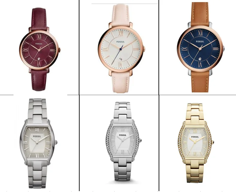 

Fossil Women's Watch Tailor Multifunction Rose-Tone Stainless Steel Watch Luxury Brand Ladies Wrist AAA Watches 12234