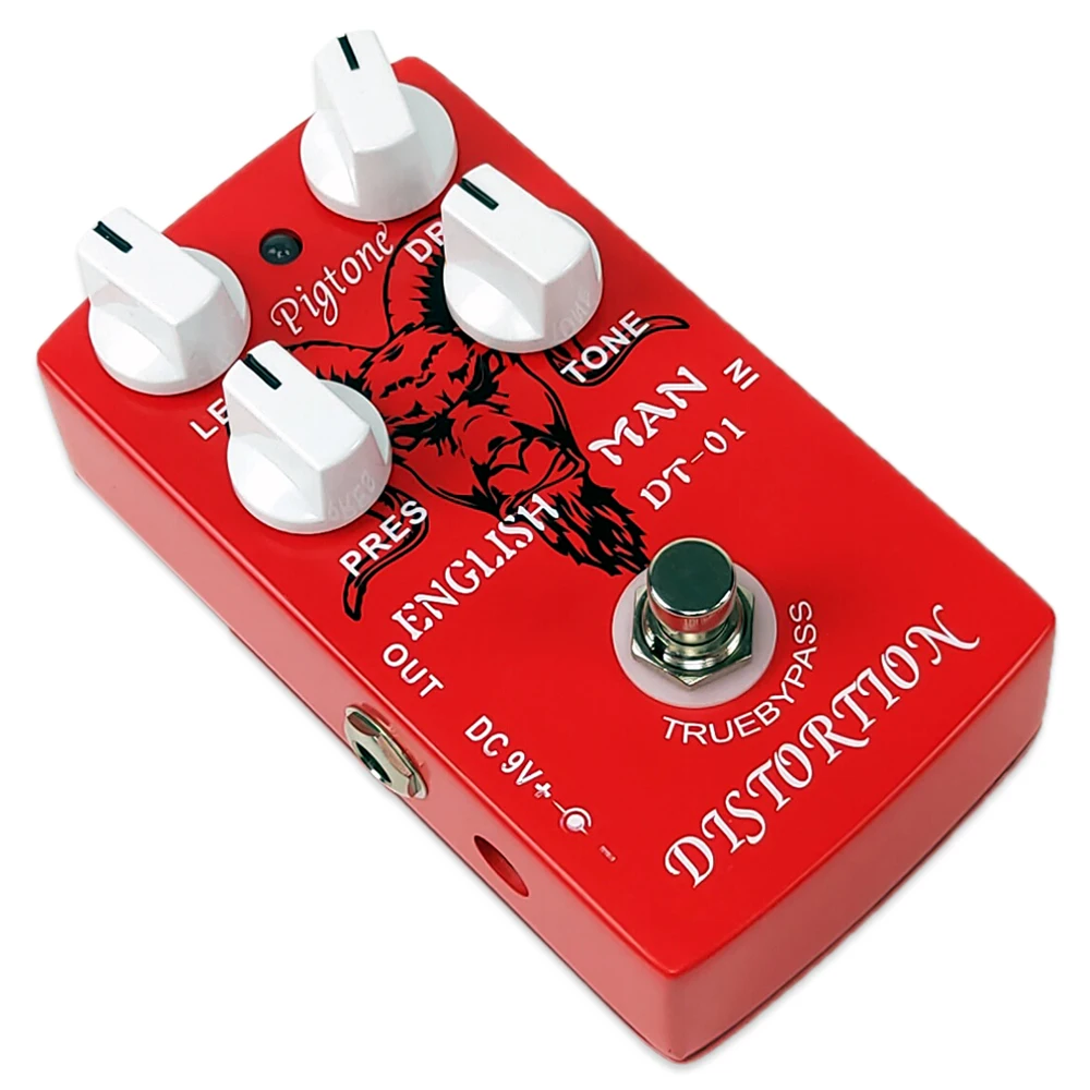 pigtone pp 24 klassische verzerrung effekt pedal für elektrische gitarre zubehör effekte pedale echte bypass free global shipping