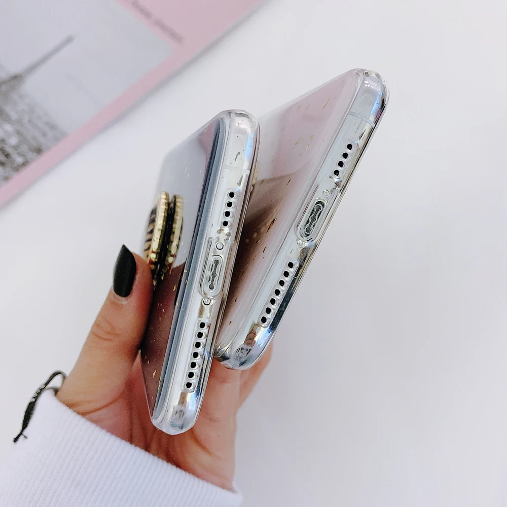 Чехол для телефона в стиле ретро с подставкой виде банановых листьев iPhone 11 Pro Max XR X