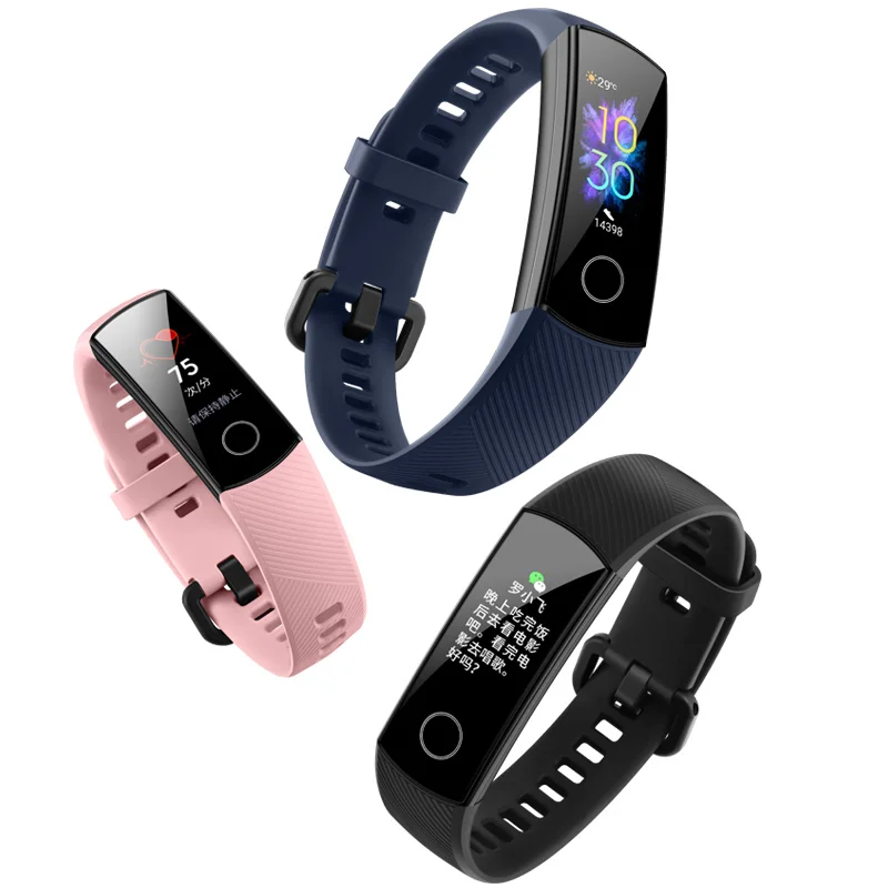 Оригинальный Смарт браслет Huawei Honor Band 5 0 95 дюйма смарт трекер для плавания