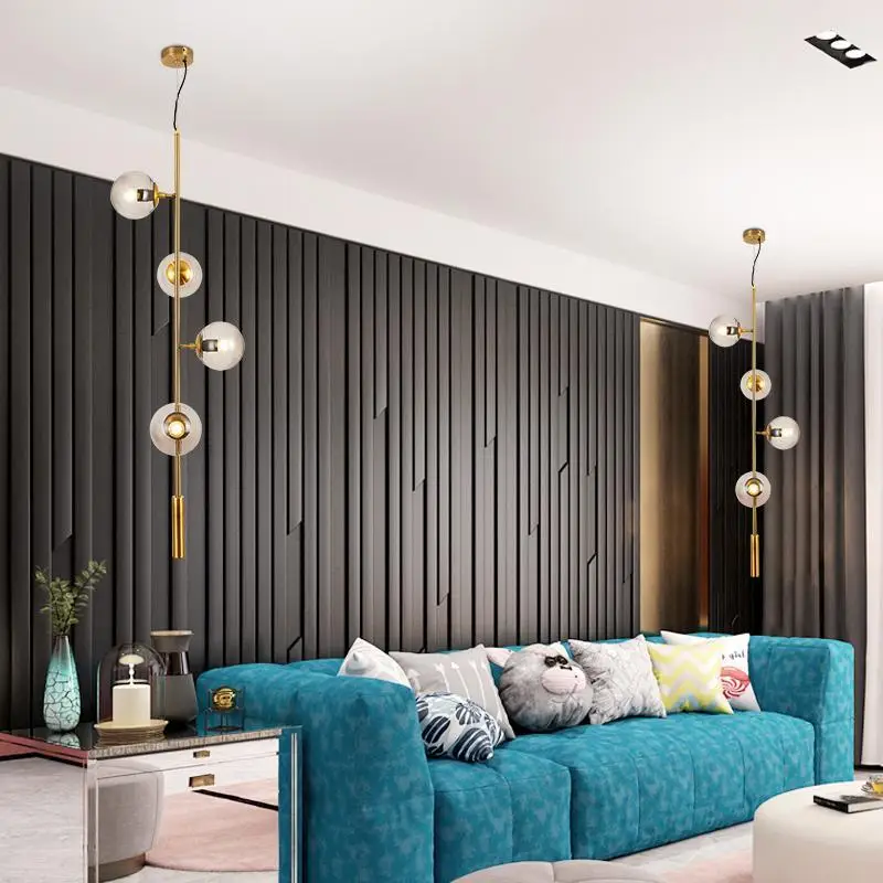 Современный стиль гостиной спальни минималистский ресторан подвесной