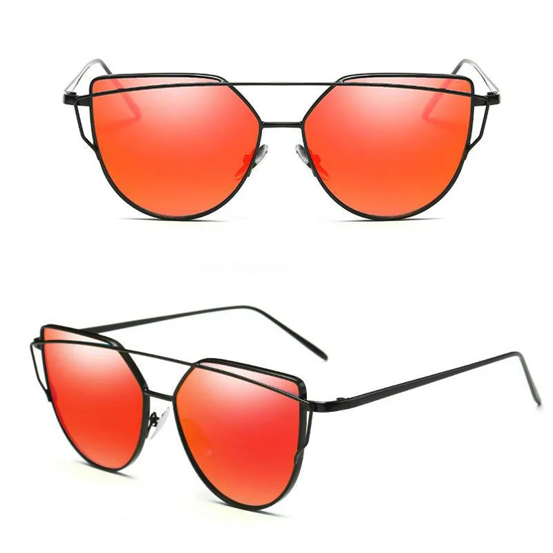 

Солнцезащитные очки Zowensyh, металлический кошачий глаз, женские, модные цветные солнцезащитные очки в европейском и американском стиле