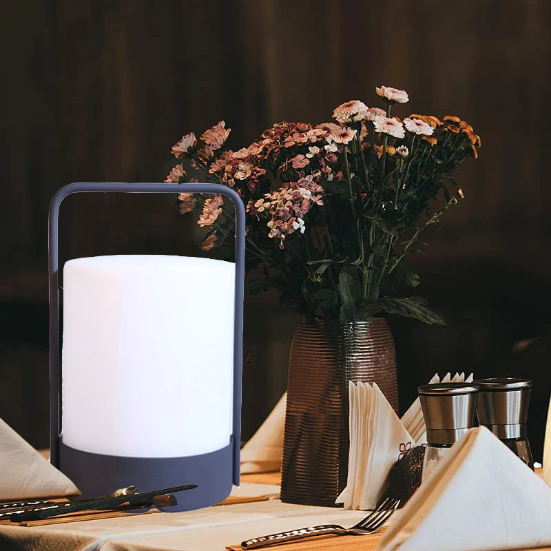 

Железная портативная лампа, водонепроницаемый уличный садовый светодиодный светильник, подвесное декоративное освещение для кемпинга, вн...