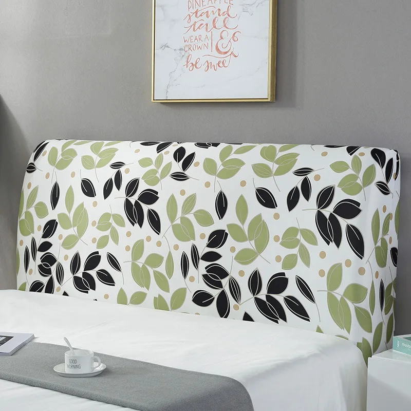 Эластичный чехол на спинку кровати с креплением крышка все включено изголовьем