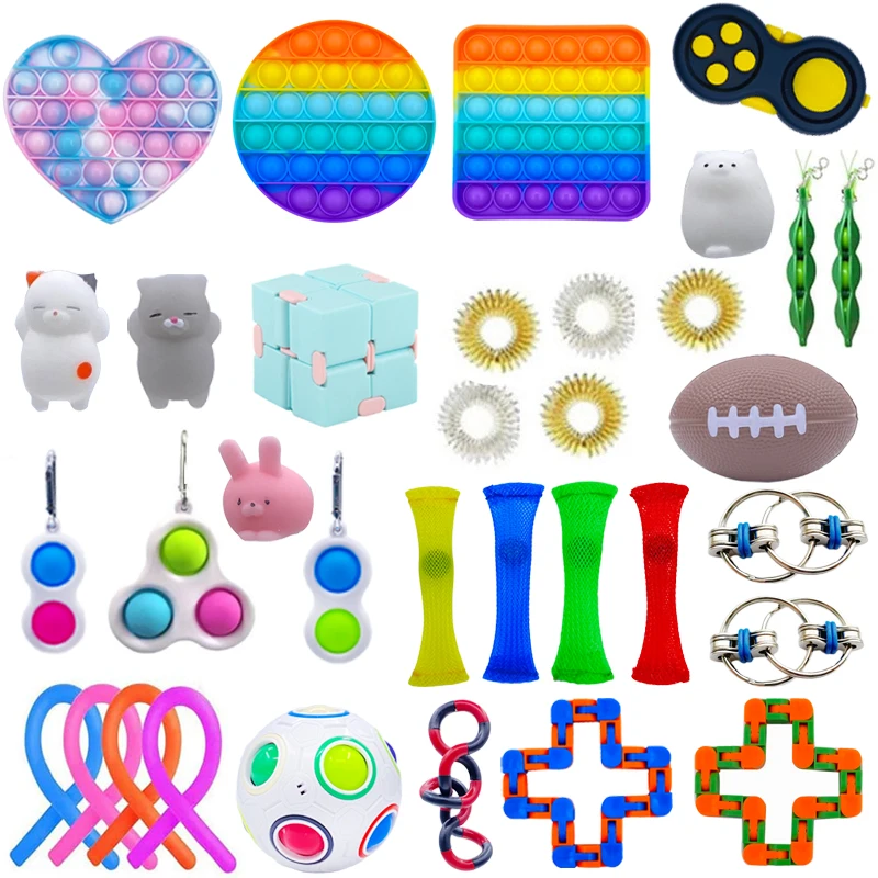 Harga Kotak Mainan Fidget Sensor Gelembung Tekan Lesung Pipi Sederhana Mainan Pereda Stres Busa Mainan Pereda Stres Anak Dewasa Lucu Anti Stres