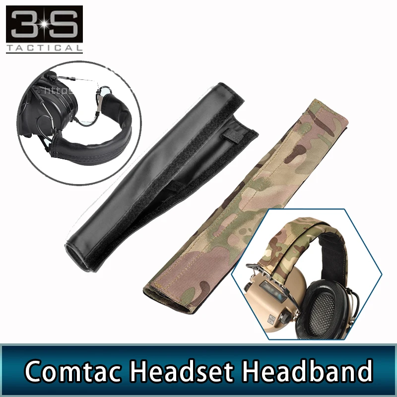 Тактическая головная повязка Z Comtac Peltor Airsoft для авиационных наушников черная