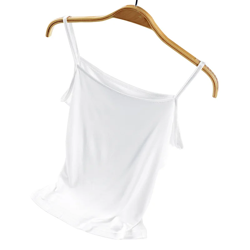 2 шт. женские шелковые майки Birdsky топы на тонких бретельках жилет с круглым