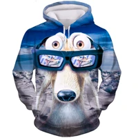 novelty funny animal 3d printed hoodies harajuku fashion hooded sweatshirt unisex autumn casual hoodie pullover tops