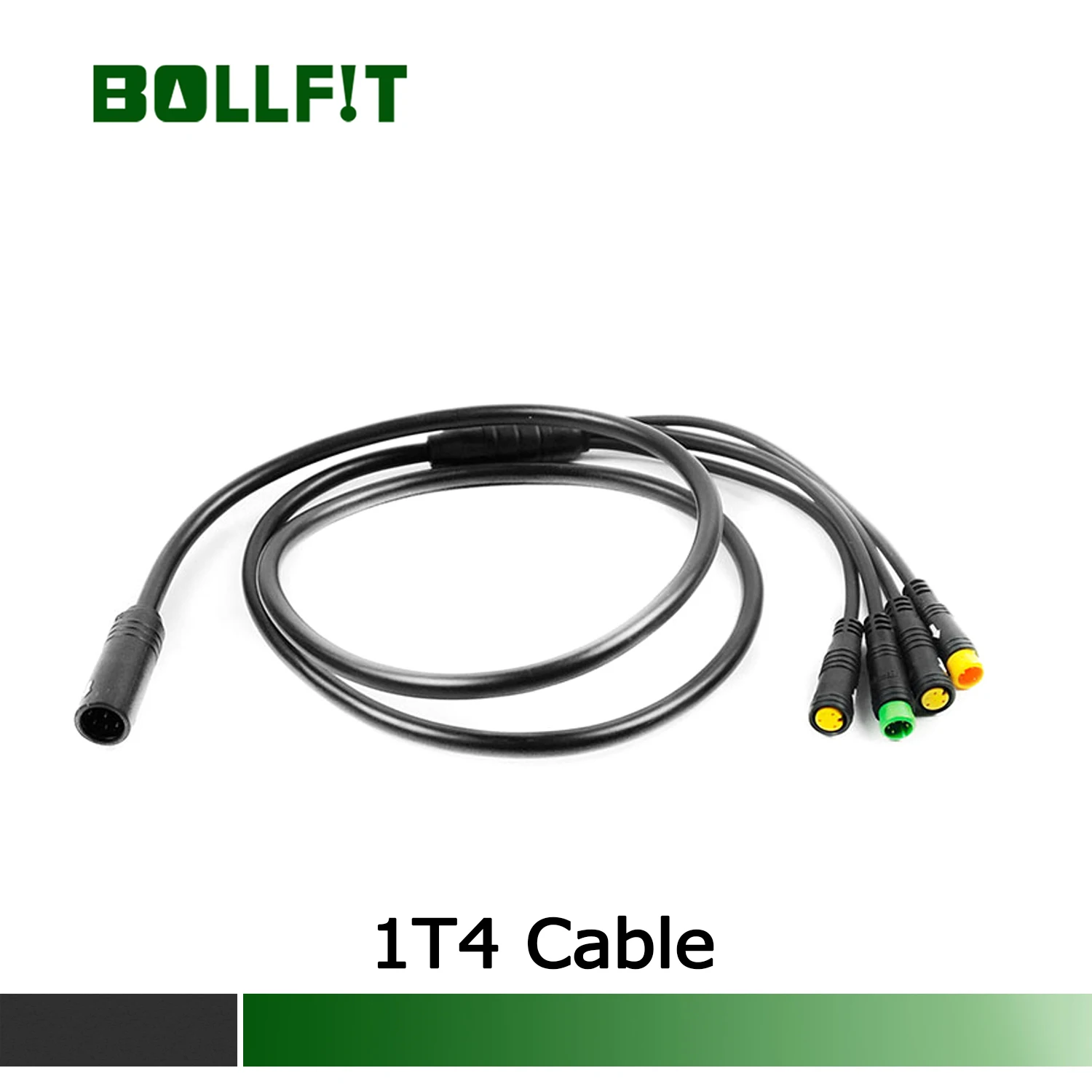 

Bollfit Bafang Waterproof 1T4 EB-Bus Cable For 8fun mid motor Display Brake Lever Thumb Throttle Connector