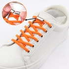 1 пара эластичных шнурков без шнурков с металлическим замком, шнурки для детей, кроссовки для взрослых, быстросъемные шнурки